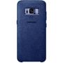 Samsung Capac protectie spate Alcantara Blue pentru G955 Galaxy S8 Plus