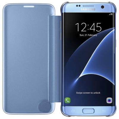 Samsung Husa de protectie tip Book Clear View Blue pentru G935 Galaxy S7 Edge