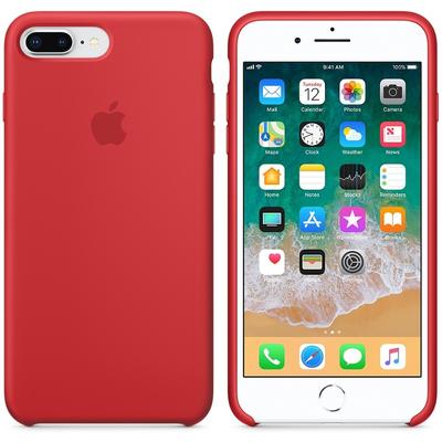 Apple Protectie pentru spate MQH12ZM/A Silicone Red pentru iPhone 8 Plus / 7 Plus