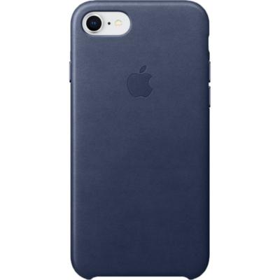 Apple Protectie pentru spate MQH82ZM/A Leather Midnight Blue pentru iPhone 8 / 7