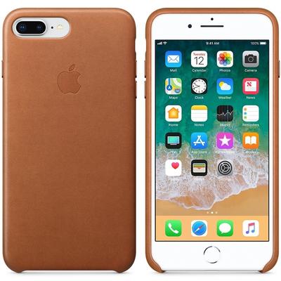 Apple Protectie pentru spate MQHK2ZM/A Leather Saddle Brown pentru iPhone 8 Plus / 7 Plus