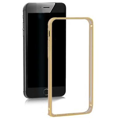 Qoltec Bumper de protectie Aluminium gold pentru Samsung Galaxy S6