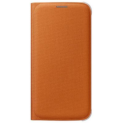 Samsung Husa de protectie tip Book Flip Wallet Orange pentru G920 Galaxy S6