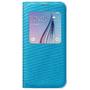 Samsung Husa de protectie tip Book S-View Blue pentru G920 Galaxy S6