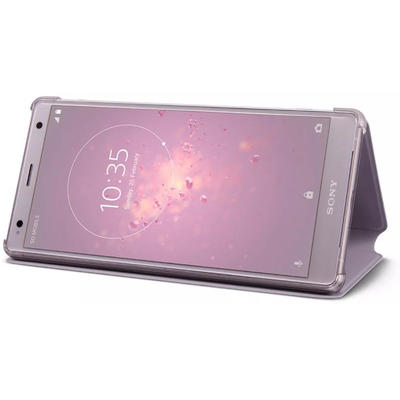 Sony Husa protectie tip Book SCSH40 Style Stand Pink pentru Xperia XZ2