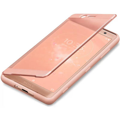 Sony Husa protectie tip Book SCTH50 Style Cover Touch Pink pentru Xperia XZ2 Compact