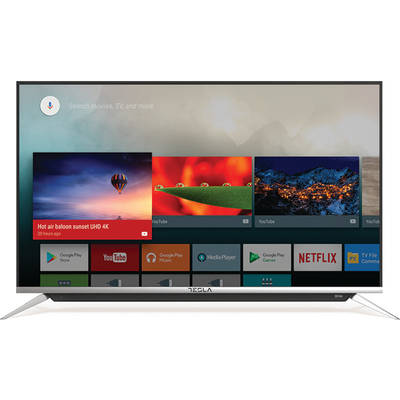 Televizor Tesla Smart TV Android 49S901SUS Seria S901SUS 124cm argintiu-negru 4K UHD