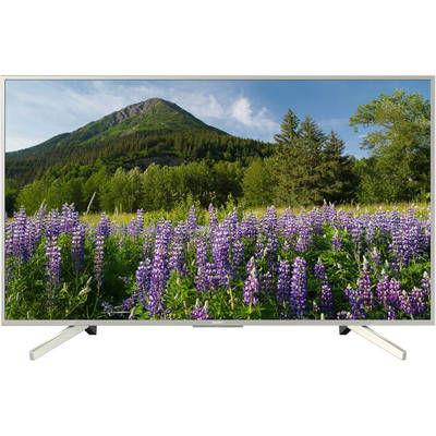 Televizor Sony Smart TV KD-49XF7077 Seria XF7077 123cm argintiu 4K UHD HDR