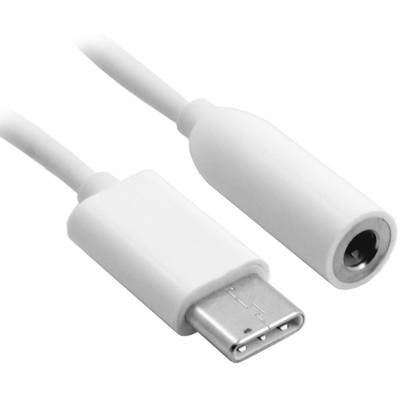 Huawei USB-C Male la Jack 3.5 mm Female, 0.09 m, White