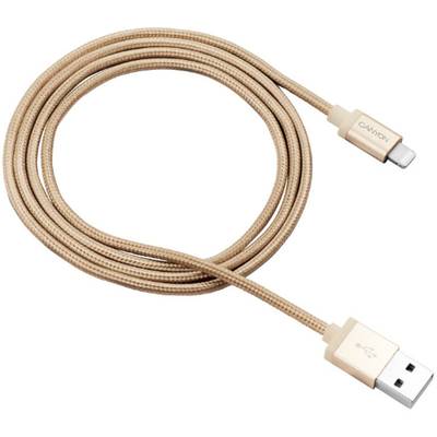 CANYON USB Male la Lightning Male, MFi, 1 m, Gold