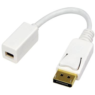 Adaptor Logilink 1x DisplayPort Male - 1x miniDisplayPort Female, v1.1a, alb