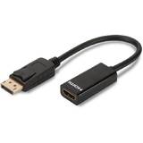 1x DisplayPort 1.1a Male - 1x HDMI Female, 0.15m, negru