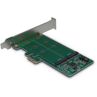 Adaptor Inter-Tech Argus KCSSD4 1x PCI-E Male - 2x M.2 PCI-E SSD