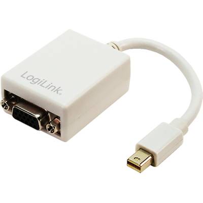Adaptor Logilink 1x Mini DisplayPort Male - 1x VGA Female, 0.09m, alb