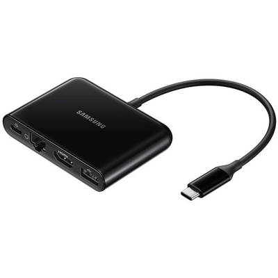 Adaptor Samsung USC Type C Male to USB-C, LAN, HDMI, USB 3.0 Female, Black
