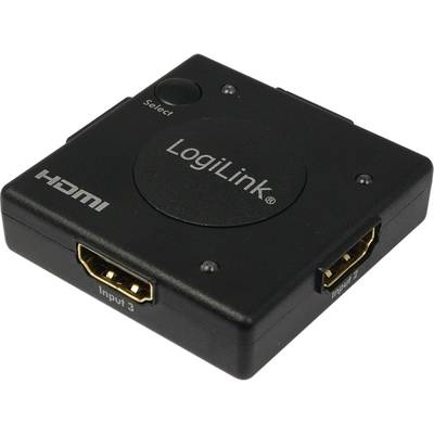 Adaptor Logilink 3x HDMI Female - 1x HDMI Female, v1.3, amplificare