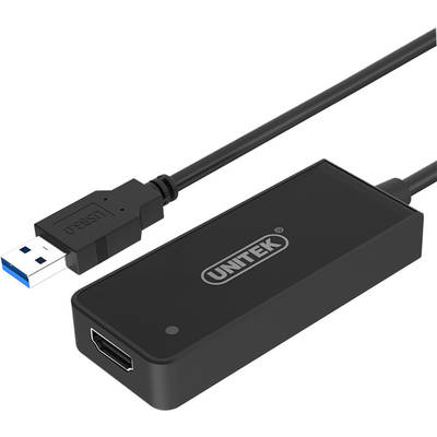 Adaptor Unitek 1x USB 3.0 Male - 1x HDMI Female Black