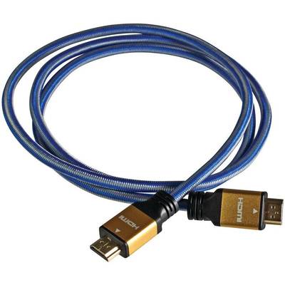 IBOX HDMI Male - HDMI Male, v2.0, 1.5m, Ethernet, albastru