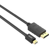miniDisplayPort Male - DisplayPort Male, v1.2, 3m, negru