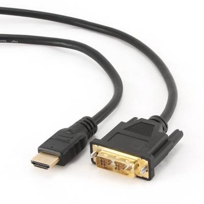 Gembird HDMI Male - DVI-D Male, 7.5m, negru, bulk
