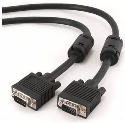 Cablu video Lanberg VGA Male - VGA Male, 10m, negru