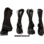 Corsair Premium Individually Sleeved PSU Cable Kit Starter Package, Type 4 (Generation 3), Black