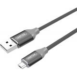 USB 2.0 Male tip A - microUSB 2.0 Male tip B, 1m, gri