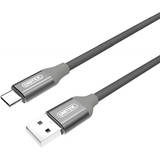 USB 2.0 Male tip A - USB 2.0 Male tip C, 1m, gri