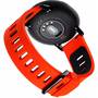 Smartwatch Amazfit Pace, negru, curea silicon rosu-negru, Bluetooth, GPS si senzor HR