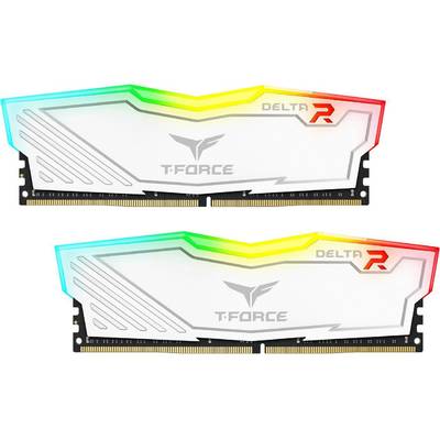 Memorie RAM Team Group T-Force Delta RGB White 16GB DDR4 3000MHz CL16 Dual Channel kit