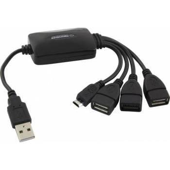 Hub USB Hub USB Esperanza EA158 Hub 4 Porturi USB 2.0 - 3 x USB, 1 x microUSB