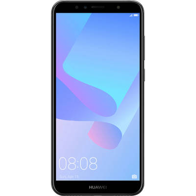 Smartphone Huawei Y6 (2018), Ecran HD+ 18:9, Snapdragon 425, Quad Core, 16GB, 2GB RAM, Dual SIM, 4G, baterie 3000 mAh, Black