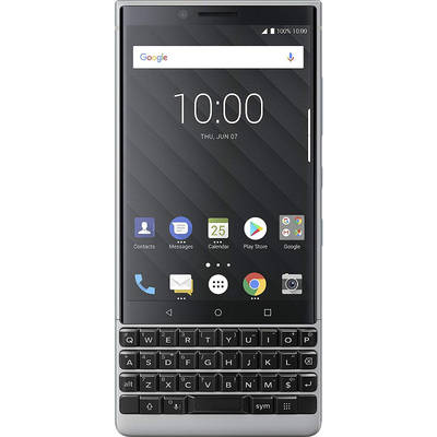 Smartphone BLACKBERRY Key2 Ecran Gorilla Glass 3, Snapdragon 660, Octa Core 2.2 GHz, 64GB, 6GB RAM, Single SIM, 4G, NFC, Tri-Camera: 12 mpx + 12 mpx + 8 mpx Quick Charge 3.0, Grey