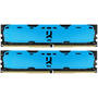 Memorie RAM GOODRAM IRDM Blue 8GB DDR4 2400MHz CL15 1.2v Dual Channel