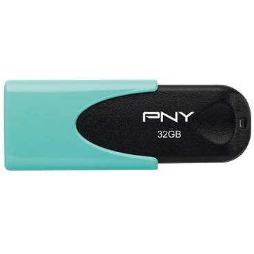 Memorie USB USB 2.0  32GB PNY Attache 4 Pastel aqua