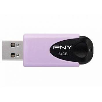 Memorie USB USB 2.0  64GB PNY Attache 4 Pastel purple