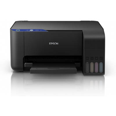 Imprimanta multifunctionala Epson L3111, InkJet CISS, Color, Format A4, Panou Albastru