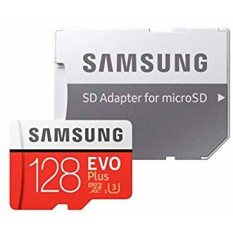 Card de Memorie Samsung EVO Plus (MODEL 2017/2018) microSDXC UHS-I Clasa 10 128GB + Adaptor