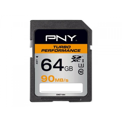 Card de Memorie SD  64GB PNY Turbo Performan.