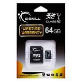 Micro-SD 64GB GSkill C10 1Adp