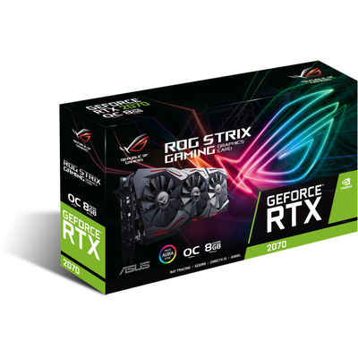 Placa Video Asus GeForce RTX 2070 ROG STRIX GAMING O8G 8GB GDDR6 256-bit