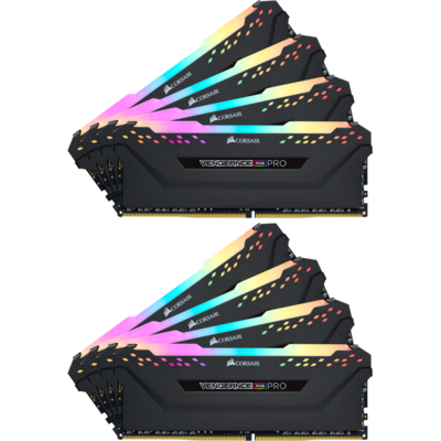 Memorie RAM Corsair Vengeance RGB PRO 64GB DDR4 2666MHz CL16 1.2v Quad Channel Kit