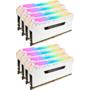 Memorie RAM Corsair Vengeance RGB PRO White 64GB DDR4 2666MHz CL16 1.2v Quad Channel Kit