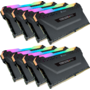 Memorie RAM Corsair Vengeance RGB PRO 64GB DDR4 3200MHz CL16 1.35v Quad Channel Kit