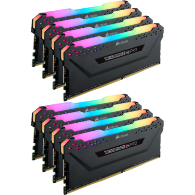 Memorie RAM Corsair Vengeance RGB PRO 64GB DDR4 3600MHz CL18 Quad Channel Kit