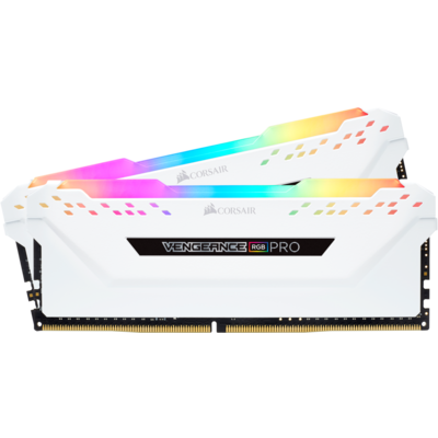 Memorie RAM Corsair Vengeance RGB PRO White 32GB DDR4 2666MHz CL16 Dual Channel Kit