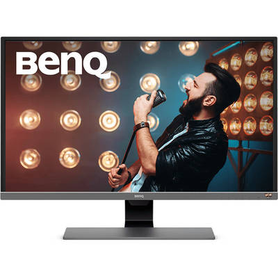 Monitor BenQ EW3270U, 31.5 inch, 4K Ultra HD, 4 ms, 60Hz, Metallic Gri/Negru
