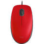 Mouse LOGITECH M110 Silent Red