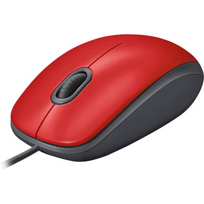 Mouse LOGITECH M110 Silent Red