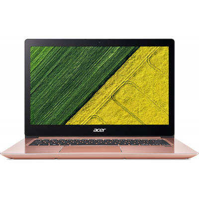 Ultrabook Acer 14" Swift 3 SF314-52, FHD IPS, Procesor Intel Core i5-7200U (3M Cache, up to 3.10 GHz), 8GB DDR4, 256GB SSD, GMA HD 620, Linux, Salmon Pink
